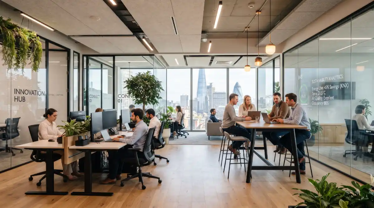 Clădirile inteligente (KNX) – Cum se îmbină eficiența energetică cu productivitatea și sănătatea angajaților